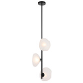 Bright Sea Lighting Amelie Iron 3 Light Vertical Pendant