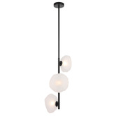 Bright Sea Lighting Amelie Iron 3 Light Vertical Pendant