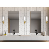 Bright Sea Lighting Alexia Metal &amp; Glass Wall Lamp