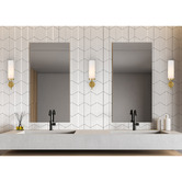 Bright Sea Lighting Alexia Metal &amp; Glass Wall Lamp