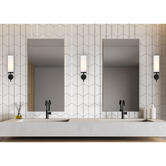 Bright Sea Lighting Alexia Metal &amp; Glass Wall Lamp