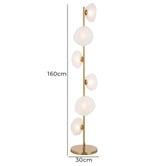 Bright Sea Lighting Amelie Floor Lamp
