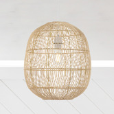 Bright Sea Lighting Terri Cocoon Rattan Pendant Light