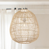 Bright Sea Lighting Terri Cocoon Rattan Pendant Light