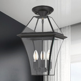Bright Sea Lighting Rye 3 Light Outdoor Pendant