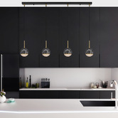 Bright Sea Lighting Oneta 4 Light Iron Pendant