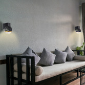 Bright Sea Lighting Hikaru Iron Wall Light