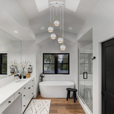Bright Sea Lighting Hikaru Marble-look 5 Light Pendant