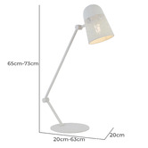 Bright Sea Lighting 65cm Berlyn Table Lamp
