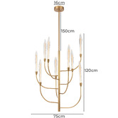 Bright Sea Lighting Bailey 9 Light LED Pendant