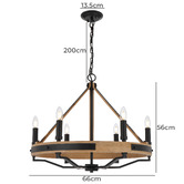Bright Sea Lighting Rayna 6 Light Pendant