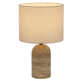 Bright Sea Lighting 42cm Bondi Travertine Table Lamp