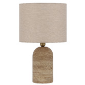 Bright Sea Lighting 42cm Bondi Travertine Table Lamp