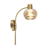 Bright Sea Lighting Callahan Iron &amp; Glass Wall Light