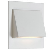 Bright Sea Lighting Joel White Aluminium Metal &amp; Glass Step Light