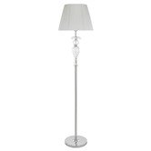 Bright Sea Lighting Dahlia Iron &amp; Glass Floor Lamp