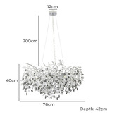 Bright Sea Lighting Roshan 10 Light Pendant