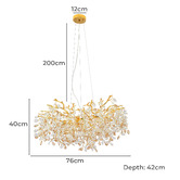Bright Sea Lighting Roshan 10 Light Pendant