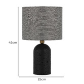 Bright Sea Lighting 42cm Bondi Travertine Table Lamp