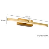 Bright Sea Lighting Neriah Aluminium LED Vanity Light