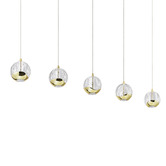 Bright Sea Lighting Elettra 5 Light Bar Pendant
