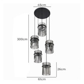 Bright Sea Lighting Muriel 5 Light Pendant