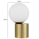 Bright Sea Lighting Maxim Opal Glass Touch Table Lamp