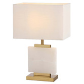 Bright Sea Lighting 53cm Nezrin Marble Table Lamp