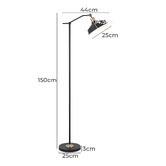 Bright Sea Lighting Rollant Iron Floor Lamp