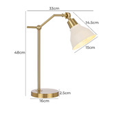 Bright Sea Lighting Rollant Iron Table Lamp