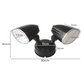 Bright Sea Lighting Ikeda 2 Light LED Security Light