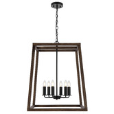 Bright Sea Lighting Urban 6 Light Iron Pendant