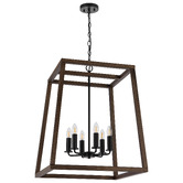 Bright Sea Lighting Urban 6 Light Iron Pendant