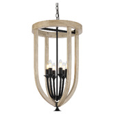 Bright Sea Lighting Tokig 6 Light Iron Pendant