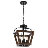Bright Sea Lighting Sigrid 2-in-1 Iron Pendant Light