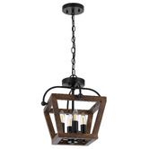Bright Sea Lighting Sigrid 2-in-1 Iron Pendant Light