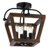 Bright Sea Lighting Sigrid 2-in-1 Iron Pendant Light