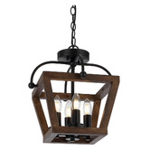 Bright Sea Lighting Sigrid 2-in-1 Iron Pendant Light