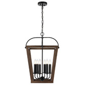 Bright Sea Lighting Sigrid 6 Light Iron Pendant