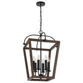 Bright Sea Lighting Sigrid 6 Light Iron Pendant