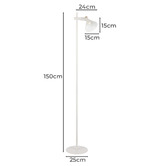 Bright Sea Lighting 150cm Klemens Iron Floor Lamp