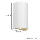 Bright Sea Lighting Vivare Outdoor Up/Down Wall Light