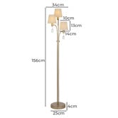 Bright Sea Lighting Elsfjord Iron Floor Lamp