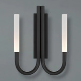 Bright Sea Lighting Nahar Iron 2 Light LED Wall Sconce