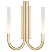 Bright Sea Lighting Nahar Iron 2 Light LED Wall Sconce