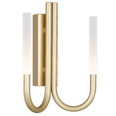 Bright Sea Lighting Nahar Iron 2 Light LED Wall Sconce