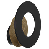 Bright Sea Lighting Eleanor Iron Backlit Ring LED Wall Light