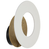 Bright Sea Lighting Eleanor Iron Backlit Ring LED Wall Light
