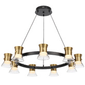Bright Sea Lighting Shaina 9 Light LED Pendant