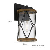 Bright Sea Lighting Zohar Outdoor Wall Light